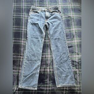 Carhartt girls straight leg dark blue jeans Size 14